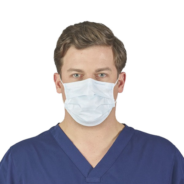 COVID19 Supplies Halyard FogFree Procedure Mask Level 2 Blue 50ct