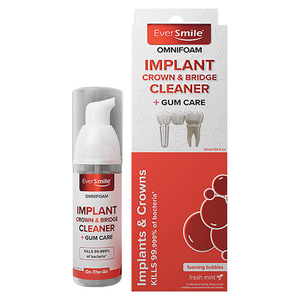 EverSmile OmniFoam Implant, Crown and Bridge Cleaner - Fresh Mint - 50ml