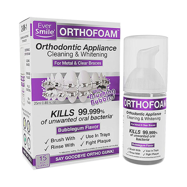 EverSmile OrthoFoam Braces Cleaner - Bubblegum flavor - 25ml