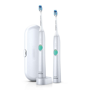 Sonicare EasyClean Dual Handle Sonic Toothbrush Set - 2 toothbrushes
