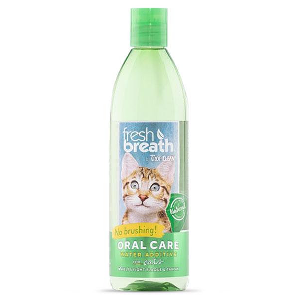 Pets TropiClean Fresh Breath Water Additive for Cats 16 fl oz
